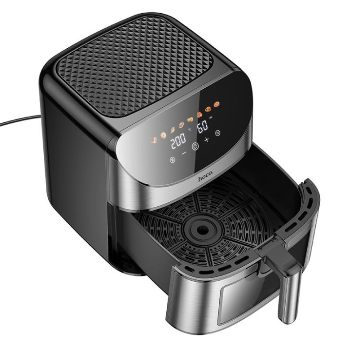 Air fryer Air Fryer Hoco with touch screen and okienkiem 8L 1700W HE21 black