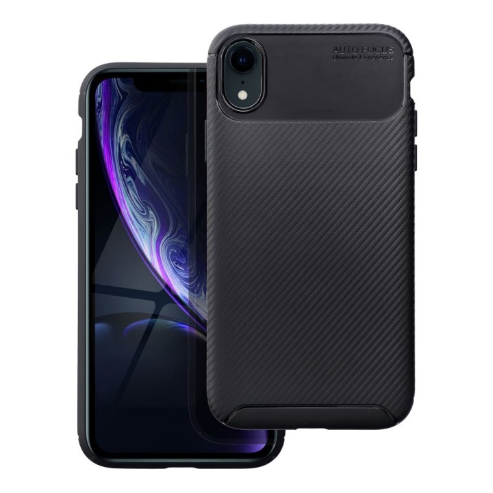 Case for iPhone XR Carbon Premium black