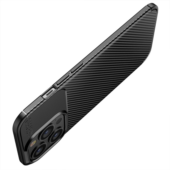 Case for Samsung A23 5G Carbon Premium black