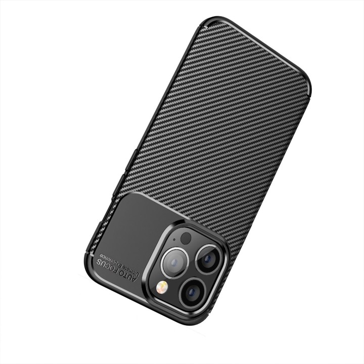 Чохол для iPhone XR Carbon Premium чорний