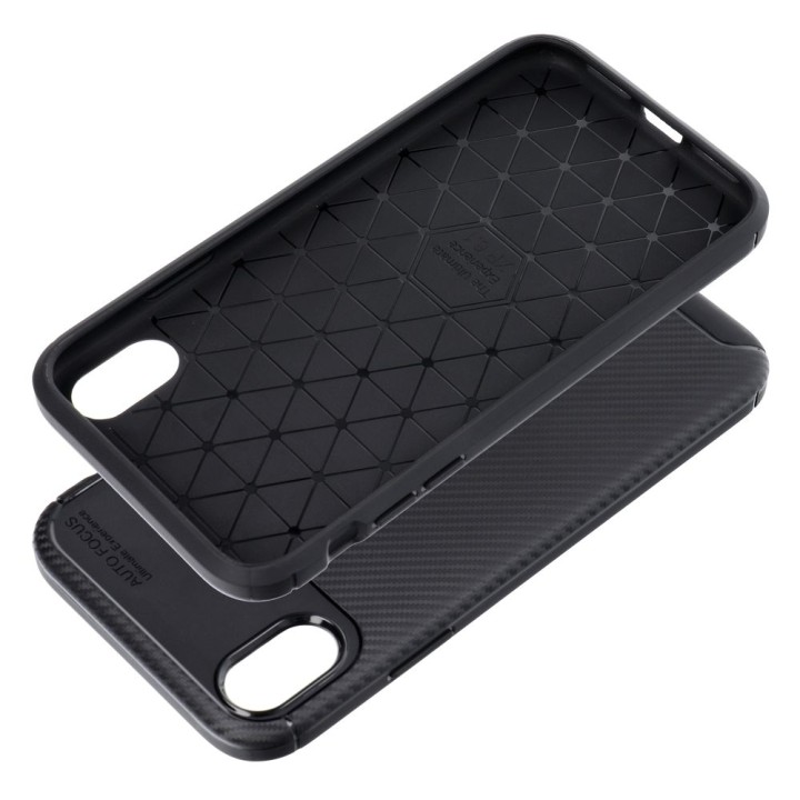 Case for iPhone XR Carbon Premium black