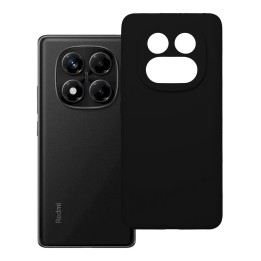 Чехол для Xiaomi Redmi Note 14 PRO 4G Silicone 2mm (camera protection) черный