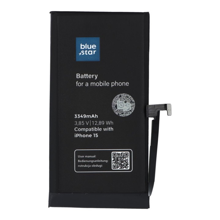 Аккумулятор для iPhone 15 3349 mAh Blue Star HQ