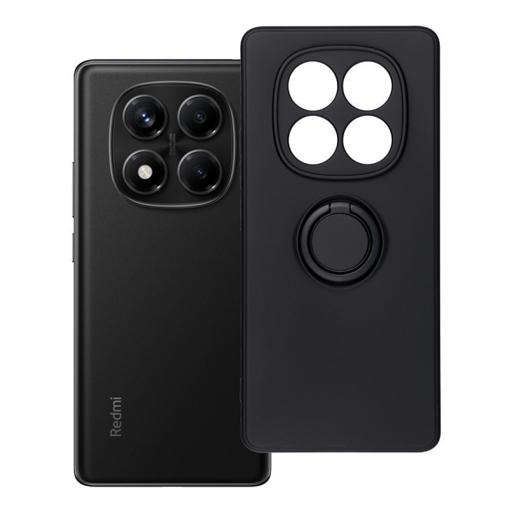 Etui na Xiaomi Redmi Note 14 PRO 4G Silicone Ring czarne