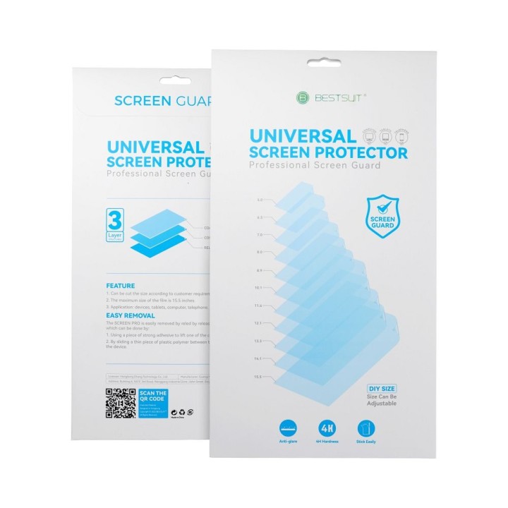 Protective film for Displays (DIY) - 15,5" universal Bestsuit