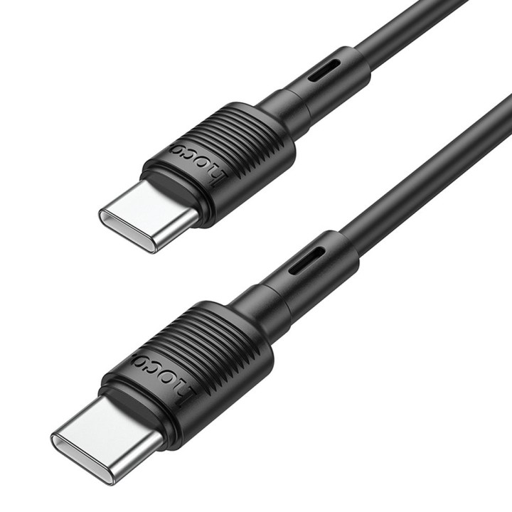 Cable USB C to USB C Hoco PD 3A 60W 1 m X83 black