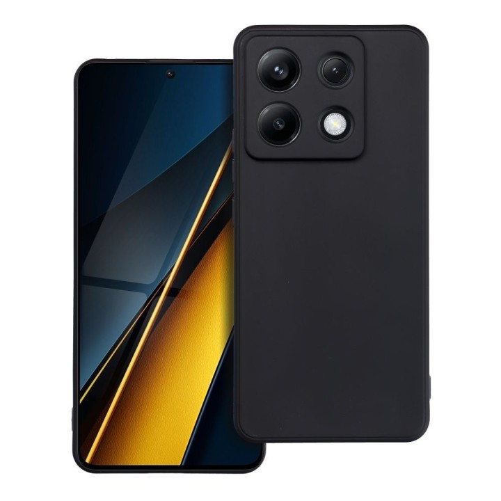 Чехол для Xiaomi Poco X6 5G Matt черный