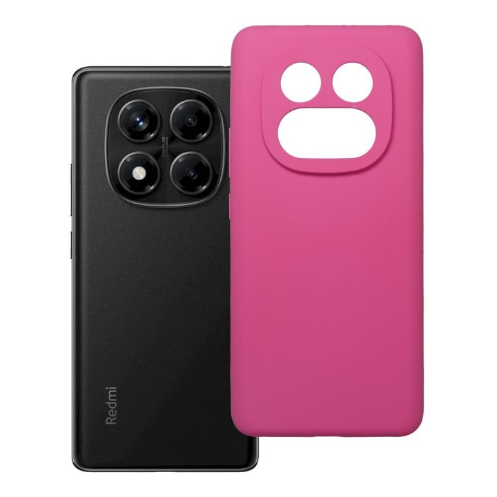 Case for Xiaomi Redmi Note 14 PRO 4G Silicone 2mm (camera protection) pink