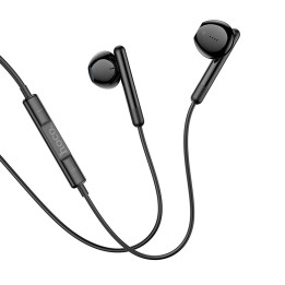 Навушники дротові вкладиші USB C Hoco M93 чорні