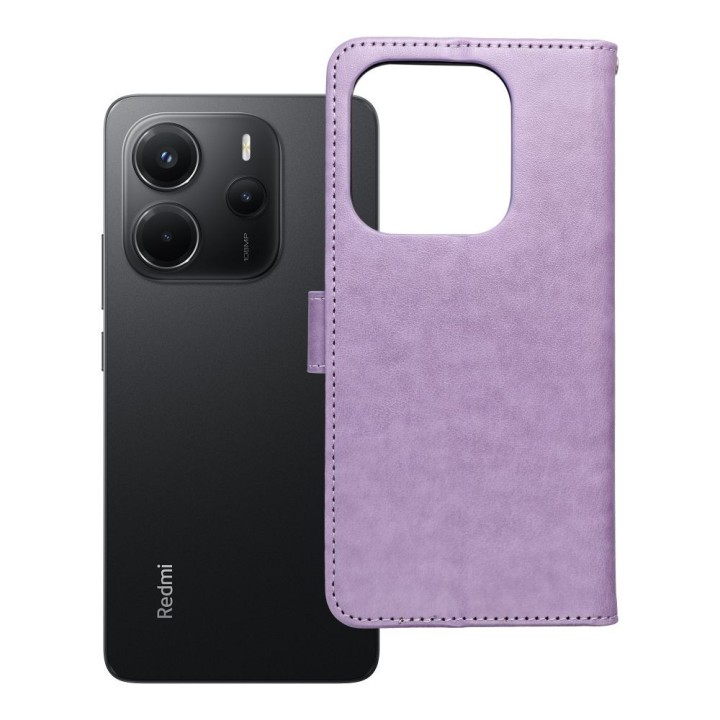 Flip case for Xiaomi Redmi NOTE 14 4G (GLOBAL - 164,84mm x 78,15mm x 8,16mm) Mezzo Book dreamcatcher purple