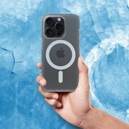 Чохол для Samsung S25 Edge Frost Mag Cover сумісний з MagSafe прозорий матовий (frosted)