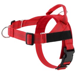 Szelki for dog OXFORD A size XS red black
