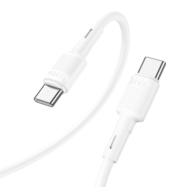 Кабель USB C — USB C Hoco PD 3A 60W 1 m X83 білий