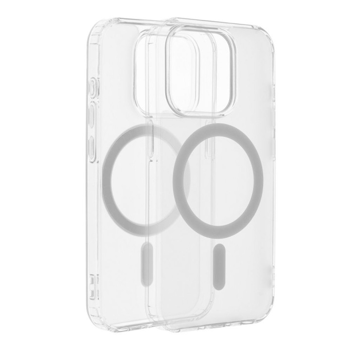 Etui na Samsung S25 Edge Frost Mag Cover zgodne z MagSafe transparentne zmrożony