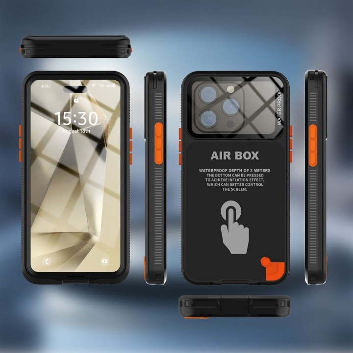 Etui na Airbox 6.1 Shellbox wodoodporne czarne