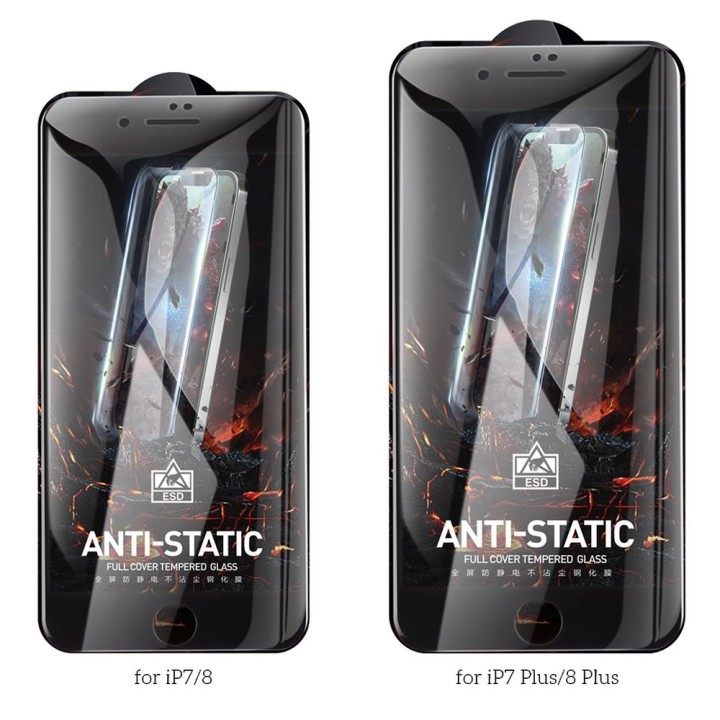 Szkło hartowane do iPhone 7 PLUS / 8 PLUS HD Anti-static (SET 25in1) Hoco G10