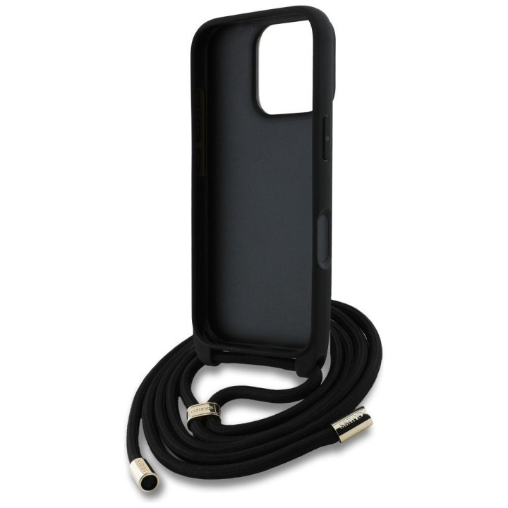 GUESS чохол для IPHONE 16 Pro Max GUHCP16XP4GMGCRW (CBDY PU 4G Big Logo W/Cord Strap) коричневий