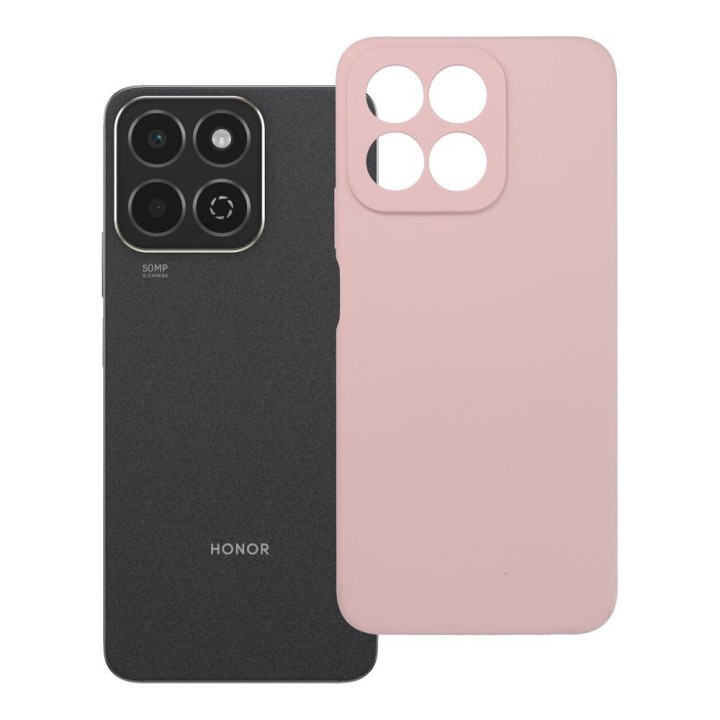 Etui na Honor 200 SMART Silicone 2mm (camera protection) pudrowy róż