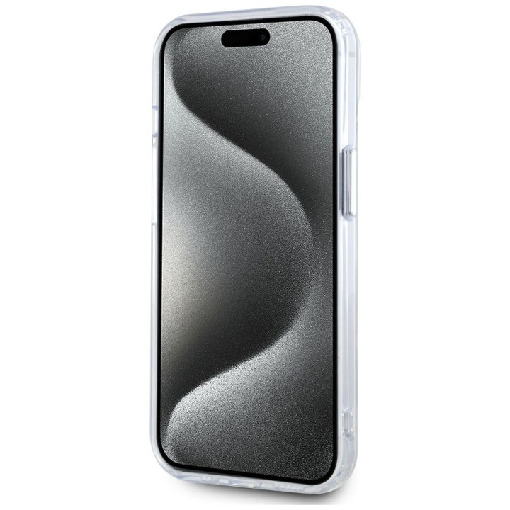 KARL LAGERFELD чохол для IPHONE 15 сумісний із MagSafe KLHMP15SHLSKIH (IML Metal K Head) білий