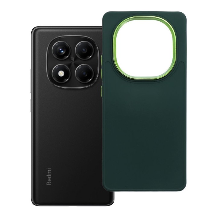 Etui na Xiaomi Redmi Note 14 PRO 4G Frame zielone