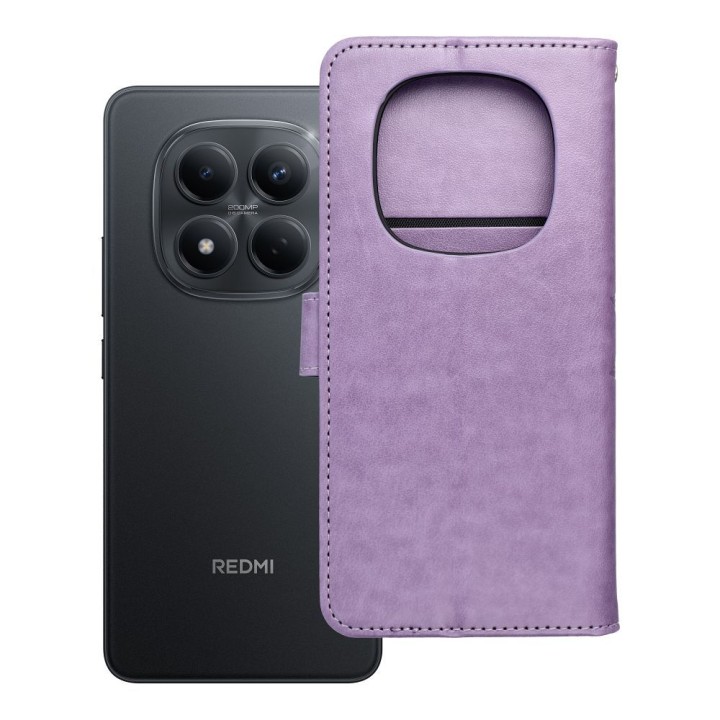 Чехол с клапаном для Xiaomi Redmi NOTE 14 PRO 4G Mezzo Book мандала цвета фиолетовый