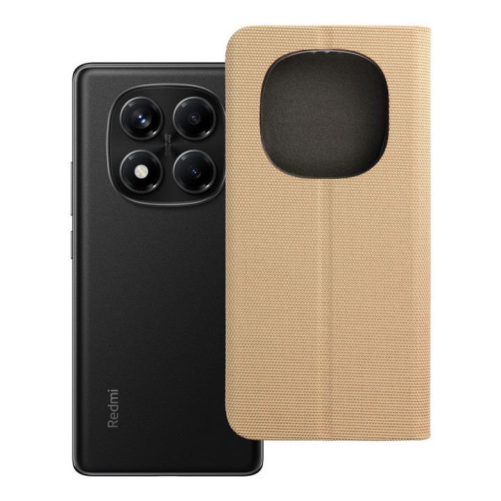 Flip case for Xiaomi Redmi NOTE 14 PRO 4G Sensitive Book gold