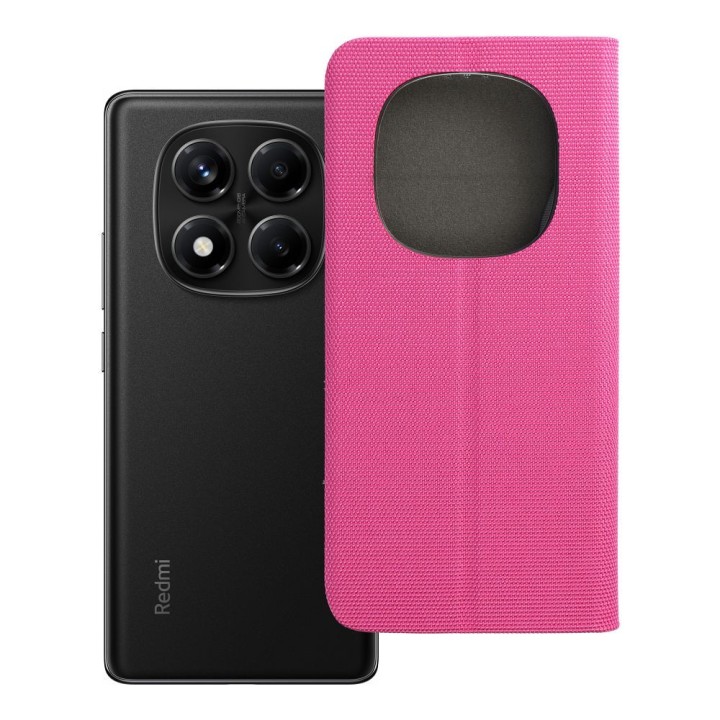 Чехол с клапаном для Xiaomi Redmi NOTE 14 PRO 4G Sensitive Book розовый