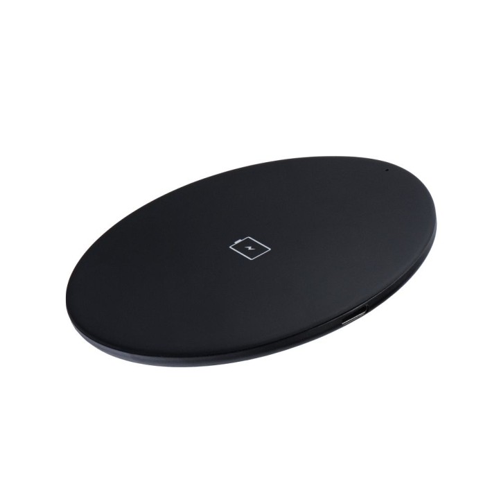 Wireless charger Forcell F-Energy Qi QC 15W + cable USB C for USB A black