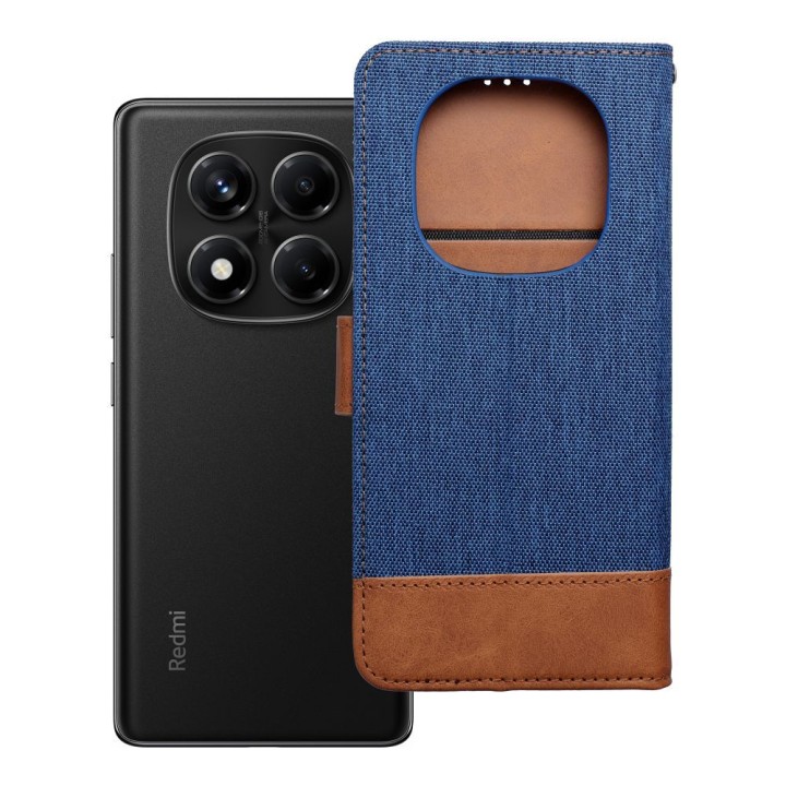 Flip case for Xiaomi Redmi NOTE 14 PRO 4G Jeans Book blue