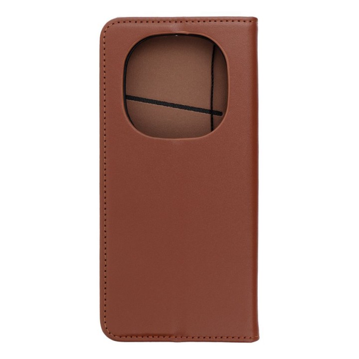 Flip case for Xiaomi Redmi NOTE 14 PRO 4G Smart Pro Book leather brown