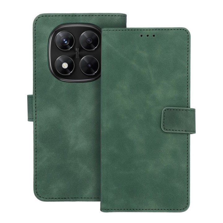 Чехол с клапаном для Xiaomi Redmi NOTE 14 PRO 4G Tender Book зеленый