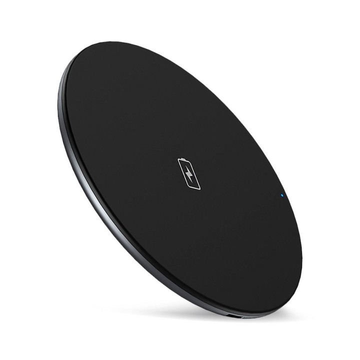 Бездротовий зарядний пристрій Forcell F-Energy Qi QC 15W + кабель USB C на USB A, чорний