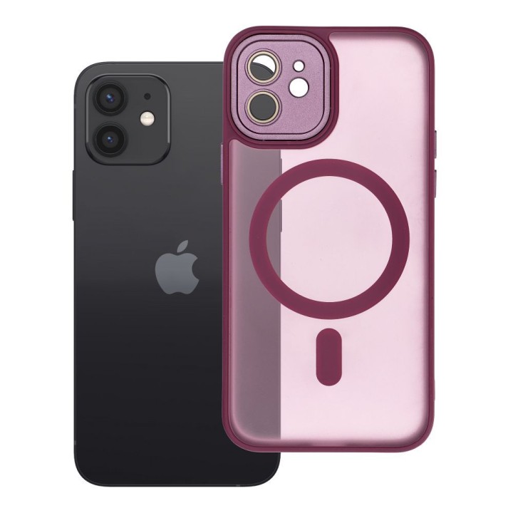 Etui na iPhone 12 Variete Mag Cover zgodne z MagSafe fioletowe