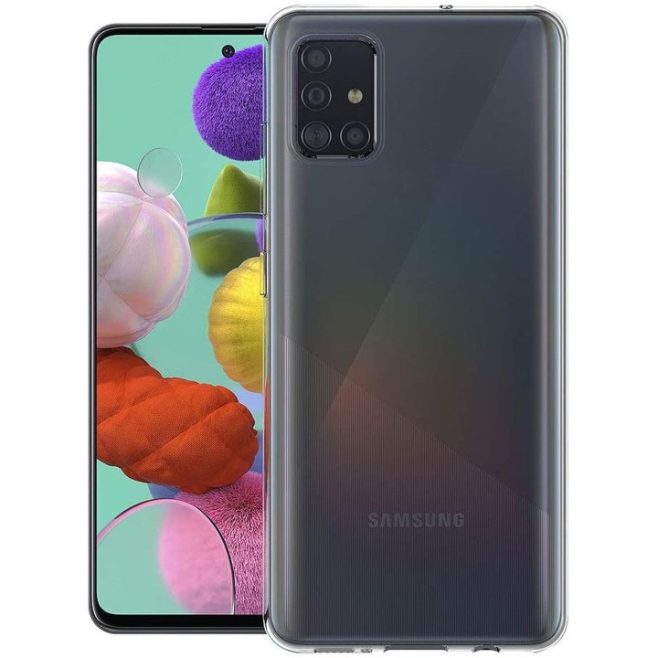 Чехол для Samsung A51 Clear Case 2 mm Box прозрачный