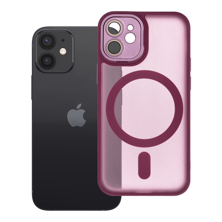 Etui na iPhone 12 MINI Variete Mag Cover zgodne z MagSafe fioletowe