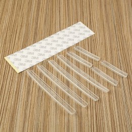 Ochraniacz for krawędź drzwi for car 8 pcs transparent