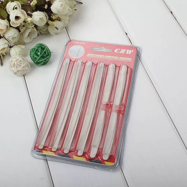 Ochraniacz for krawędź drzwi for car 8 pcs transparent