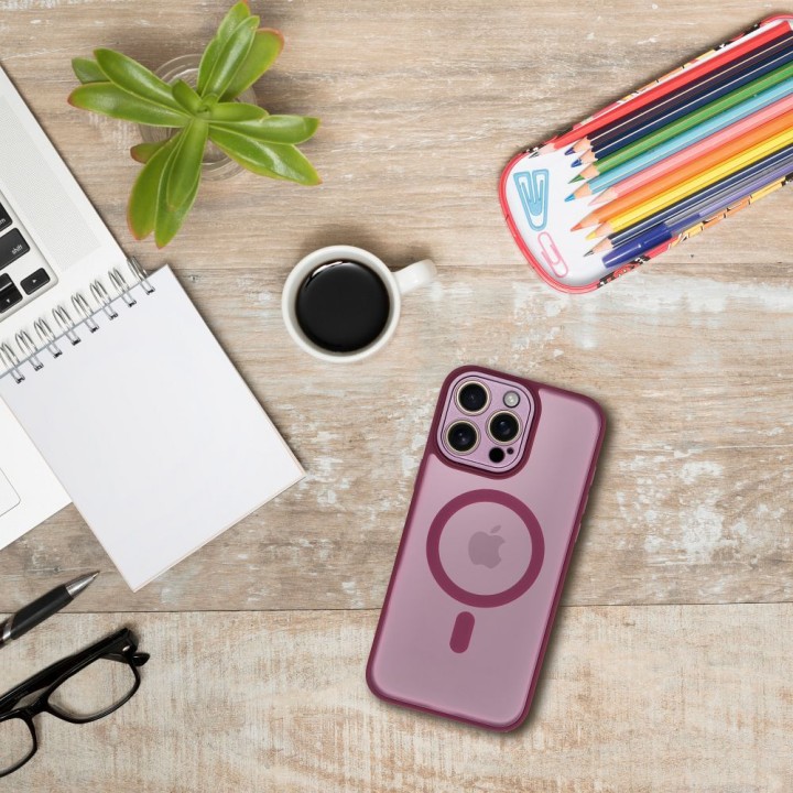 Etui na iPhone 12 MINI Variete Mag Cover zgodne z MagSafe fioletowe