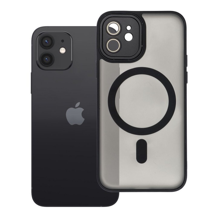 Чехол для iPhone 12 Variete Mag Cover совместимый с MagSafe черный