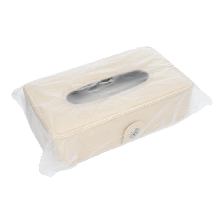 Pojemnik for wipes with strap beige