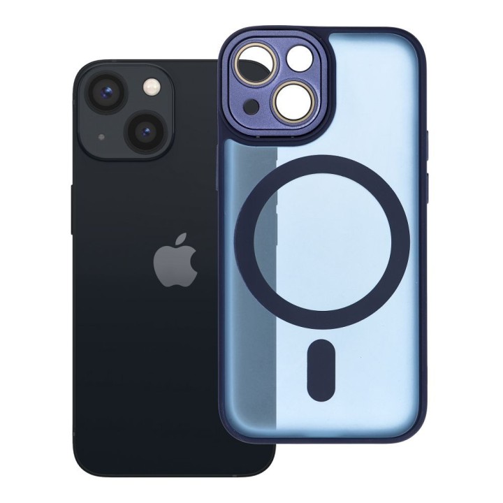 Чехол для iPhone 13 MINI Variete Mag Cover совместимый с MagSafe темно-синий