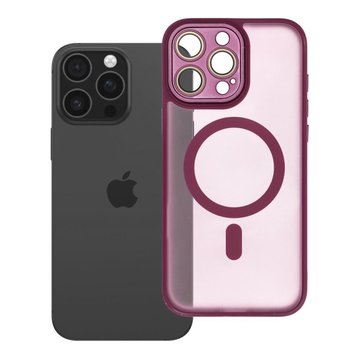 Чехол для iPhone 16 PRO MAX Variete Mag Cover совместимый с MagSafe фиолетовый