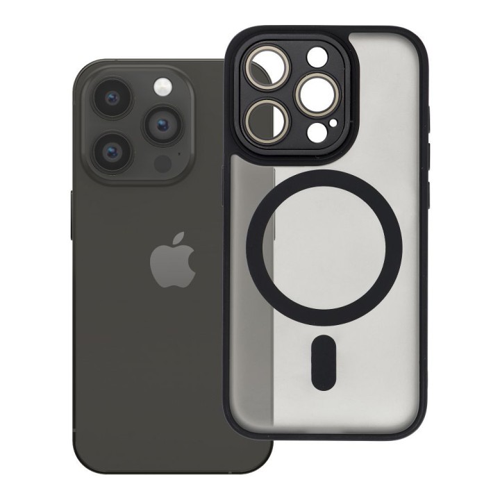 Чехол для iPhone 15 PRO Variete Mag Cover совместимый с MagSafe черный