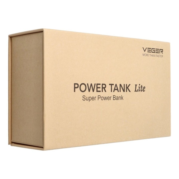 Повербанк Veger Tank Lite (W5001) PD QC3.0 5A 22,5W 50000 mAh чорний