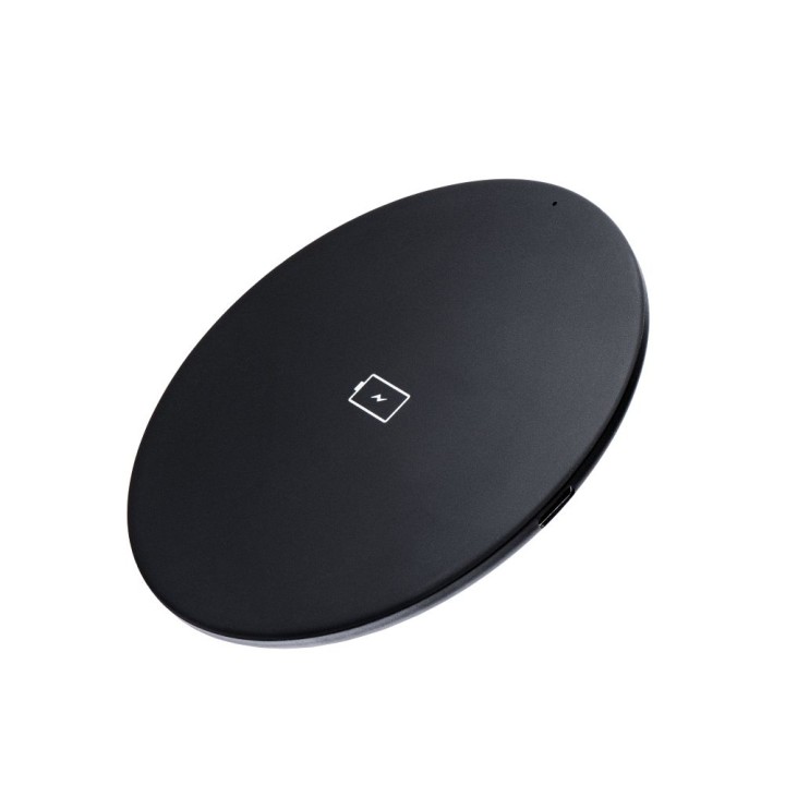 Wireless charger Forcell F-Energy Qi QC 15W + cable USB C to USB A black