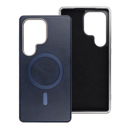 Case for Samsung A56 Gentleman Mag Cover MagSafe compatible navy blue