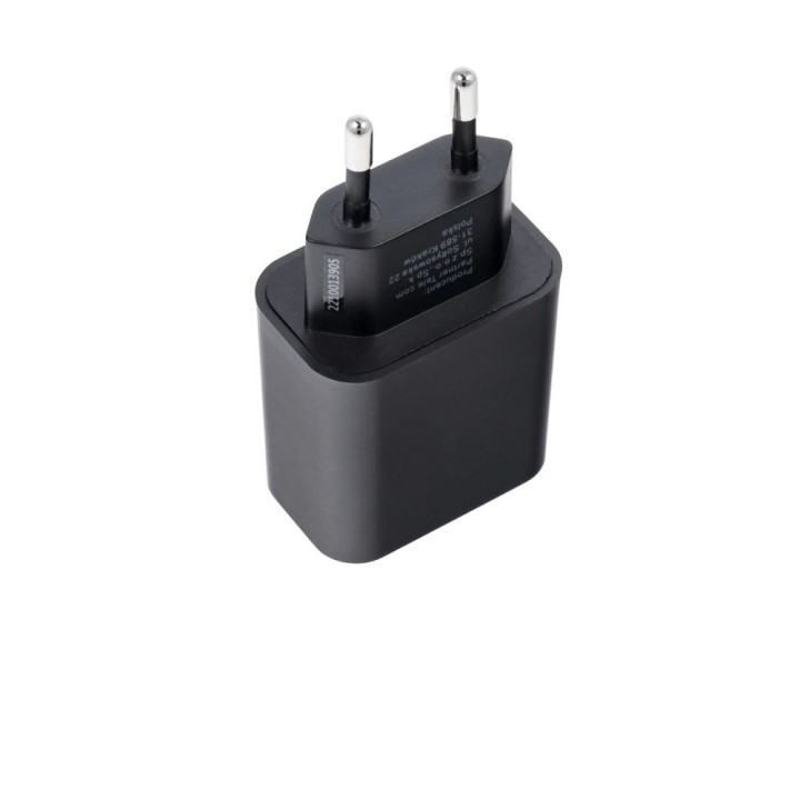 Ładowarka sieciowa do telefonu Blue Star USB C QC4.0 PD 3A 25W TFB-TC-25WPD czarna