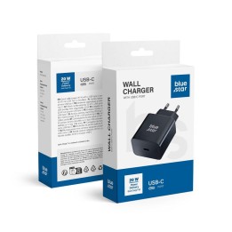 Ładowarka sieciowa do telefonu Blue Star USB C QC3.0 PD 3A 20W TFB-TC-20WPD czarna