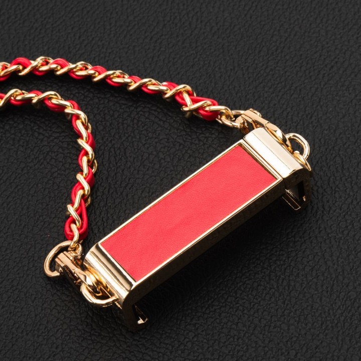 Chain / lanyard with holder GLAMOUR all models max 80mm width. red