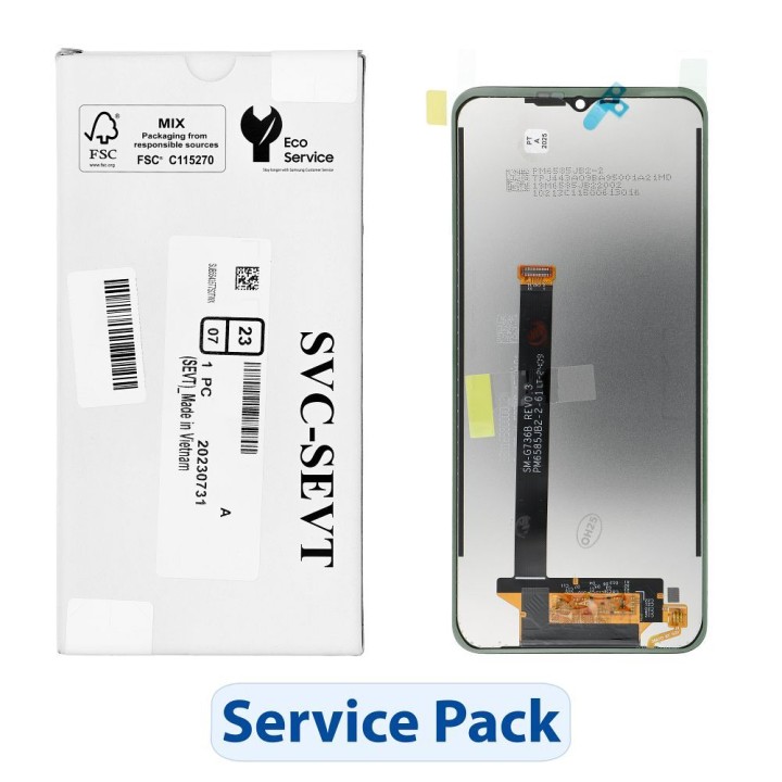ServicePack LCD display for SAMSUNG Xcover 6 Pro F736B GH82-29187A